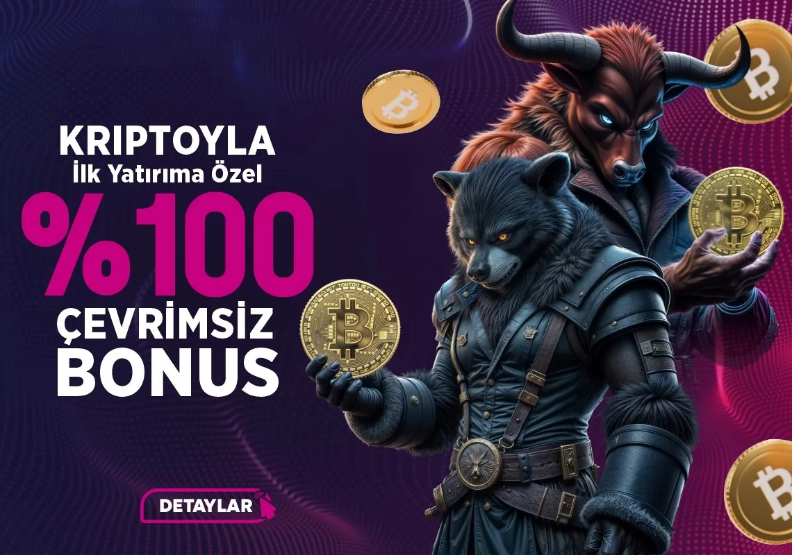 %100 ÇEVRİMSİZ KRİPTO İLK YATIRIM BONUSU